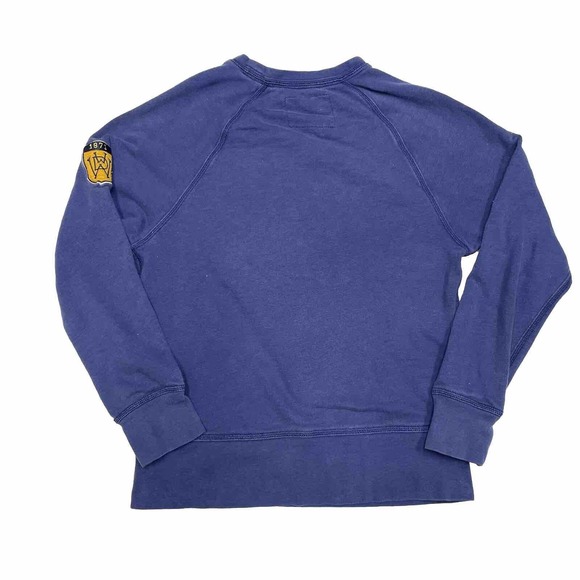 VINTAGE Disney Parks Sweater Adult Small Blue Pullover Sweatshirt Crewneck Retro - Picture 2 of 8